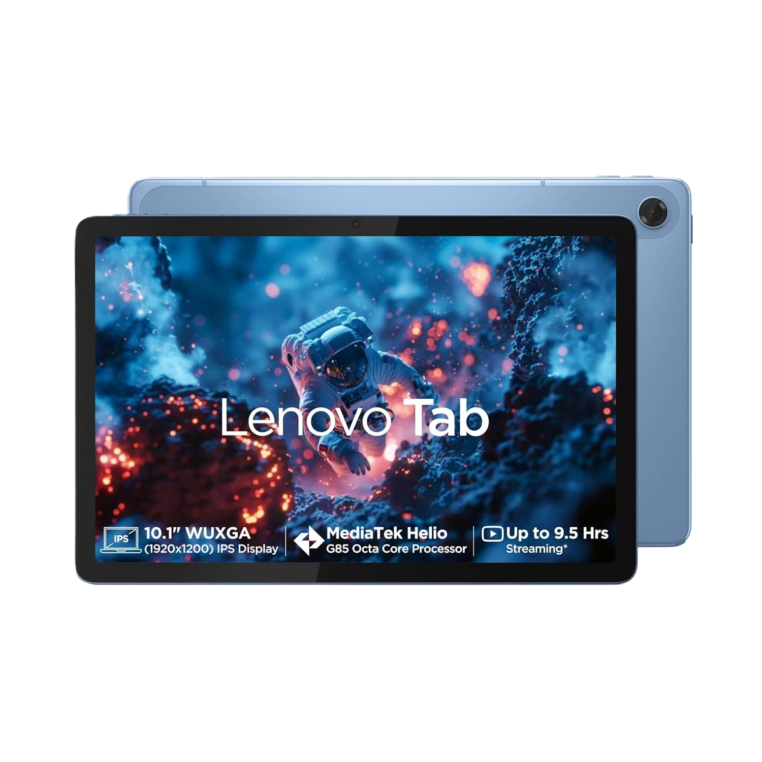 Lenovo Tab (Smartchoice)| 10.1 Inch Display| Wi-Fi Only| 4GB RAM + 128GB ROM (Expandable up to 1 TB)| Metal Body